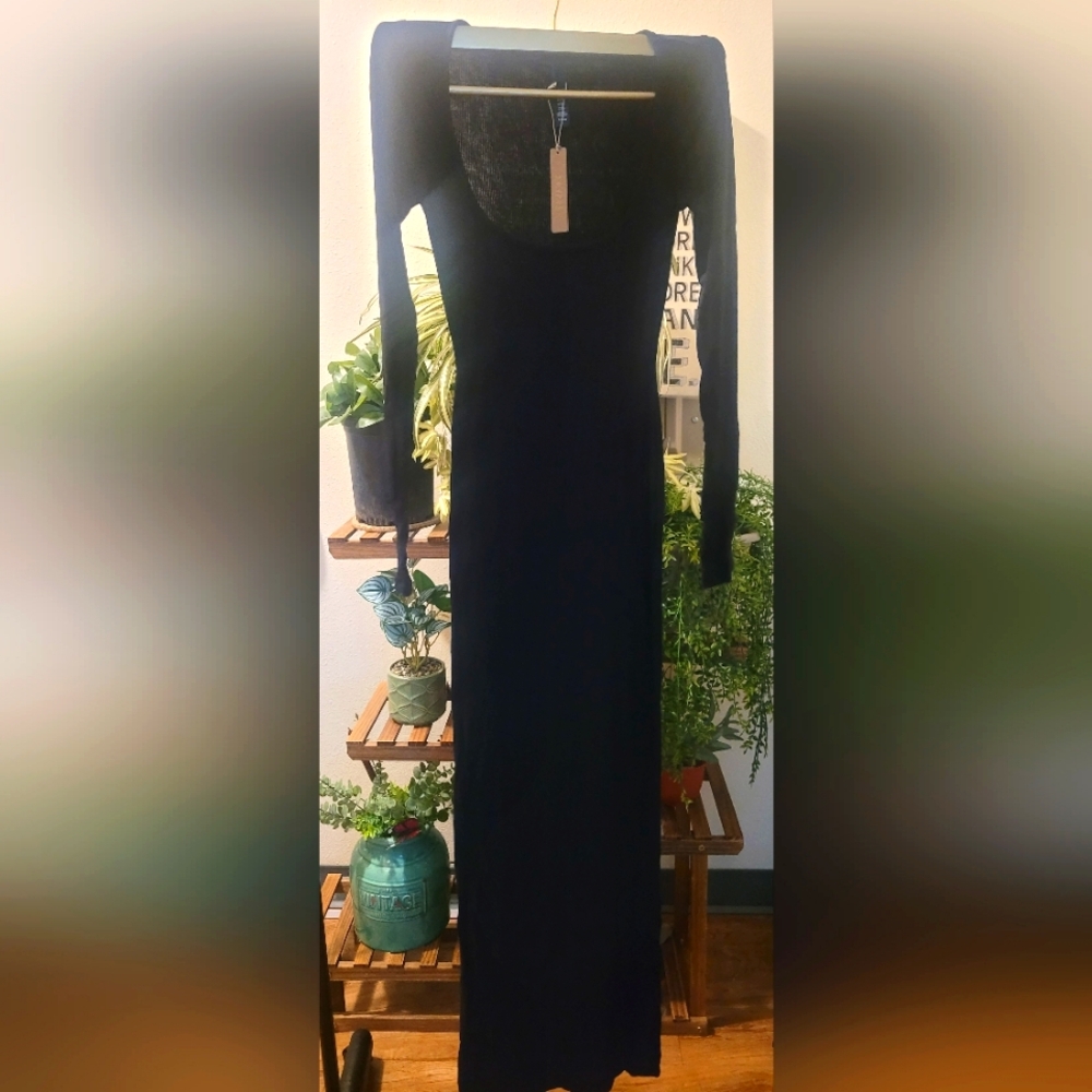 Skims Soft Lounge Long Sleeve Dress